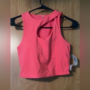 NWT Mono B Venice Cut Out Cropped Bra Top